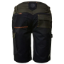 Bonitos pantalones cortos tipo bermuda elásticos - talla s - verde/negro