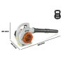 Soplador de hojas a gasolina STIHL BG 56 13 N | Fershop