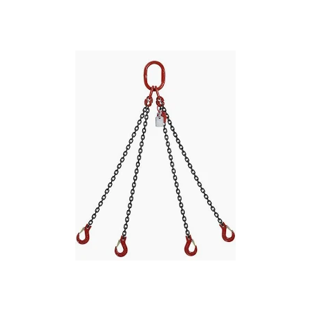 Colgante de cadena de 4 brazos - mm. 8 - mt.2 - t4.2 -