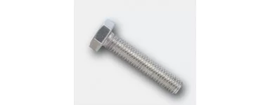 Perno de cabeza hexagonal, Perno sin procesar, Perno galvanizado.